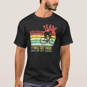 Camiseta Retro Vintage Sloth Cycling Team Lazy Sloth Em A B