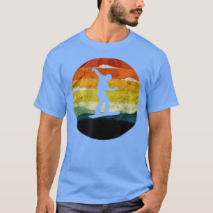 Camiseta Retro Vintage Snowboard Ski Sports paira sobre o S