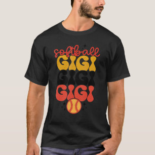 Camiseta Retro Vintage Softball Gigi Softball Game Day Vib