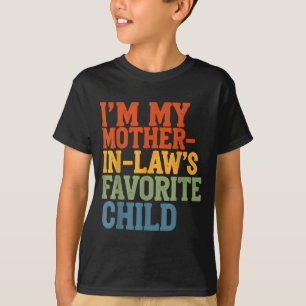 Camiseta Retro Vintage Sou o Favorito da Minha Sogra
