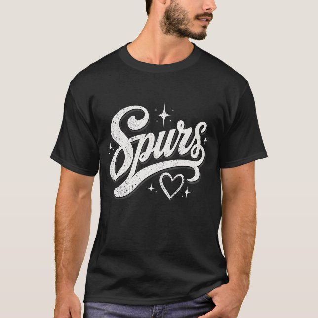 Camiseta Retro Vintage Spurs (Frente)