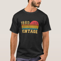 Retro Vintage Sunset 1960 Aniversário