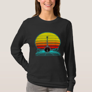 Camiseta Retro Vintage Sunset Banjo