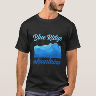 Camiseta Retro Vintage Sunset Blue Ridge Mounts Eua Moun