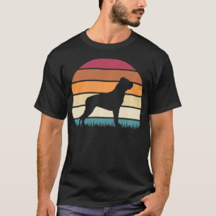 Camiseta Retro Vintage Sunset Dog Pet Lover Cane Corso