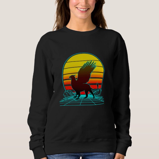 Camiseta Retro Vintage Sunset Griffin (Frente)