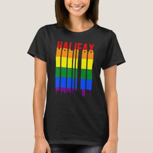 Camiseta Retro Vintage Sunset Skyline Halifax Canada Prie
