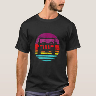 Camiseta Retro Vintage Sunset Summer VacRoad 4x4 Truc