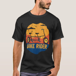 Camiseta Retro Vintage Sunset Tandem Bike Outdoor Ge
