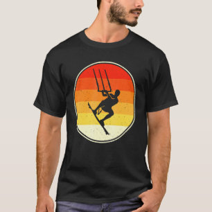Camiseta Retro Vintage Sunset Windsurfing Kitesurfing