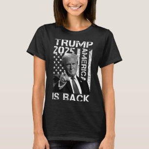 Camiseta Retro Vintage Trump América Está de Volta 2025 Ban