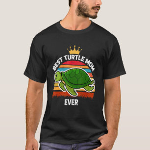 Camiseta Retro Vintage Turtle Mãe Proprietária De Animais D