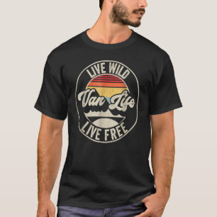 Camiseta Retro Vintage Van Life 60s 70s sonho de camperu 20