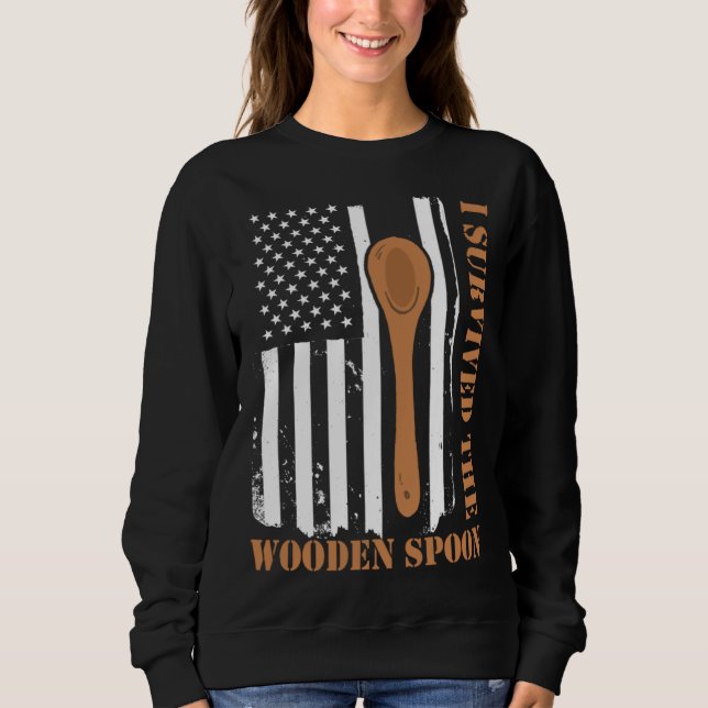 Camiseta Retro Vintage Wooden Spoon Survivor  6 (Frente)