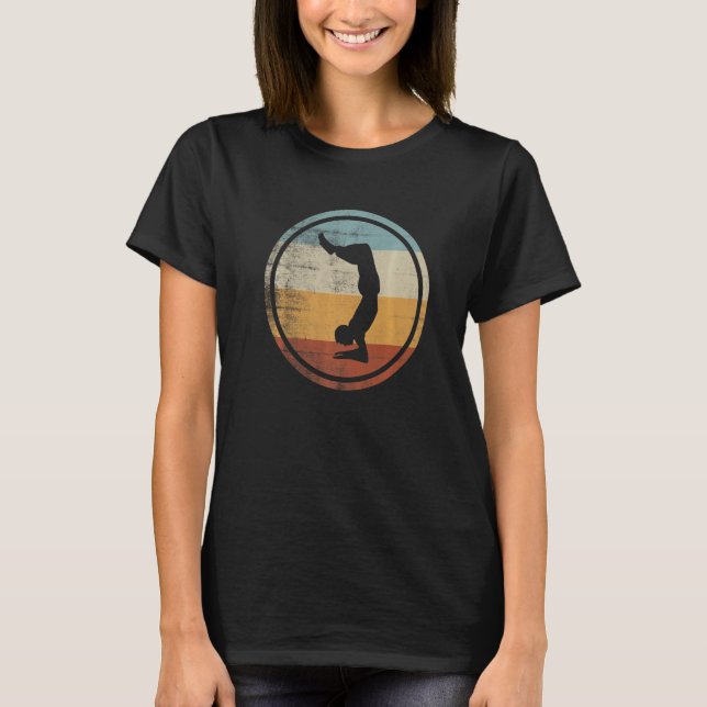 Camiseta Retro Vintage Yoga Pilates Training Yoga   (Frente)
