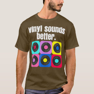 Camiseta Retro Vinyl Soa Melhor Música 1980 anos 80 Boombo
