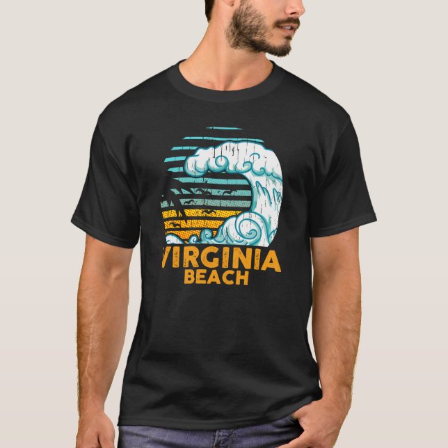 Camiseta Retro Virginia Beach - SUMMER SOUVENIR (Frente)