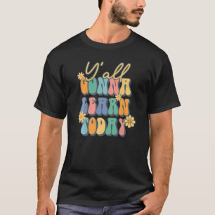 Camiseta Retro Vocês Vão Aprender Hoje Professor De Volta P