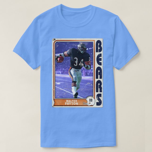 Camiseta Retro Walter Payton Trading d (Frente do Design)
