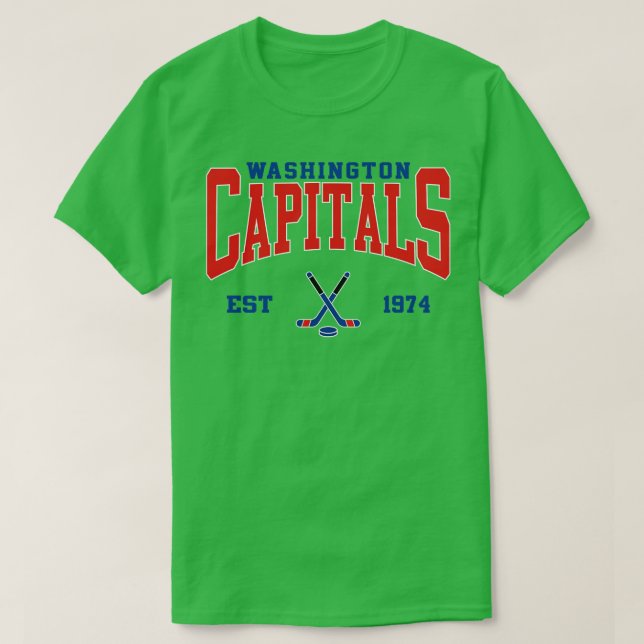 Camiseta Retro Washington Hockey (Frente do Design)