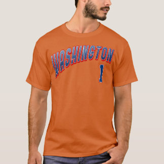 Camiseta Retro Washington Número 1 2