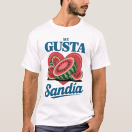 Camiseta Retro Watermelon "Me Gusta Sandía" Summer Tee