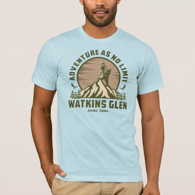 Camiseta Retro Watkins Glen Hike (Frente)
