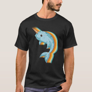 Camiseta Retro Whale Ocean Animal Mammal Sea Creature Narur