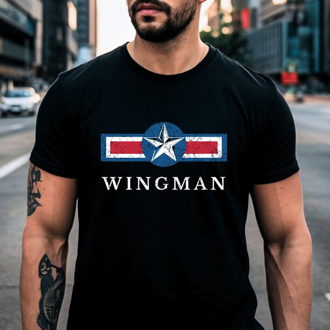 Camiseta Retro Wingman Vintage (Criador carregado)