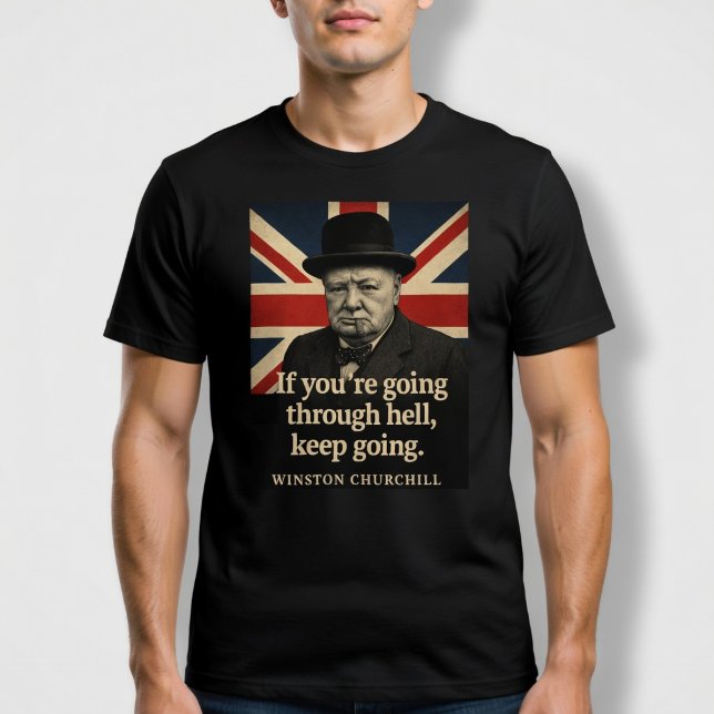 Camiseta Retro Winston Churchill (Criador carregado)