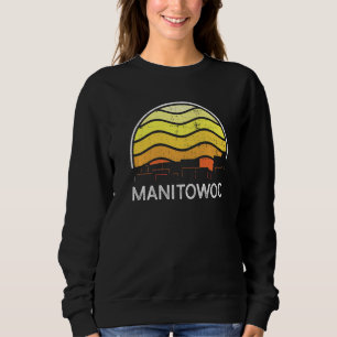 Camiseta Retro Wisconsin Manitowoc Visitantes Silhueta Vint