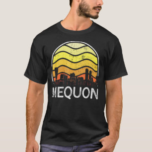 Camiseta Retro Wisconsin Mequon Visitantes Skyline Vintage