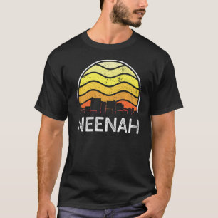 Camiseta Retro Wisconsin Neenah Visitors Skyline Vintage Ur