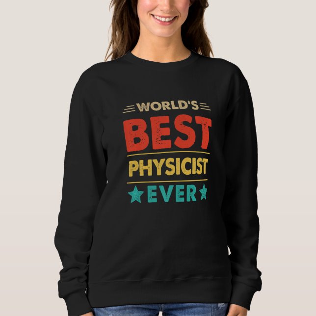 Camiseta Retro World's Best Physicist Ever   (Frente)