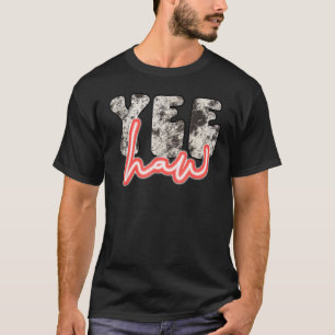 Camiseta Retro Yee Haw Howdy Rodeo País Ocidental Sul