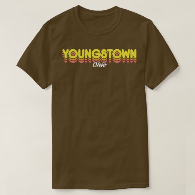 Camiseta Retro Youngtown Ohio (Frente do Design)