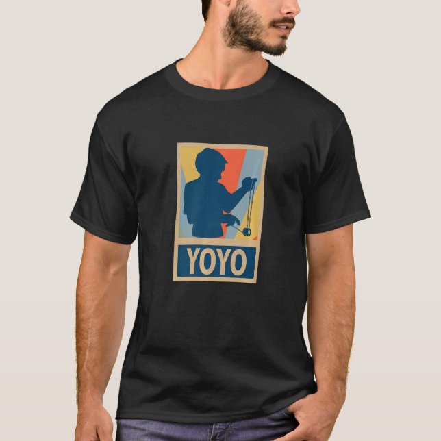 Camiseta Retro Yoyo Yoyo Toy Game Pastime YOYO (Frente)