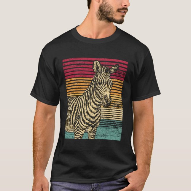Camiseta Retro Zebra (Frente)