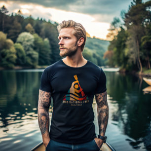 Camiseta Retro Zion National Park Kayaking