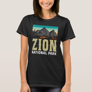 Camiseta Retro Zion National Park US Vintage Utah Adventure
