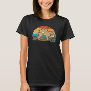 Camiseta Retro Zoo Animal Meerkat Africa Safari Meerkat