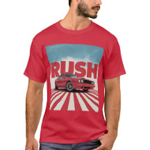 Camiseta Retrocar RUSH Retro Red Sports Car | Vint
