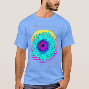 Camiseta Retroceder 90s Art Garden Fllower Blossom Vaporwav