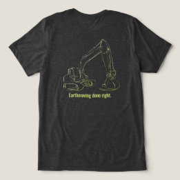 Camiseta Retroescavadeira Operador de Equipamento
