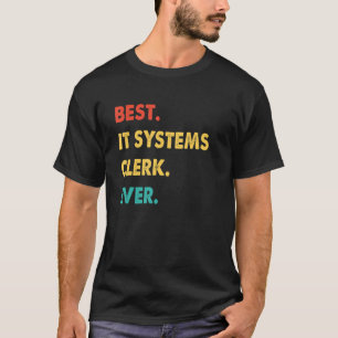 Camiseta Retrorna o melhor funcionário de sistemas de TI de