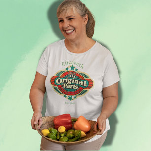 Camiseta Retrorna quase todas as peças originais personaliz