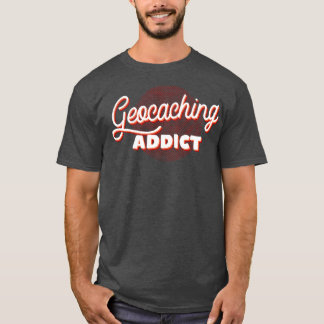 Camiseta Retrospectiva de viciado em Geocaching