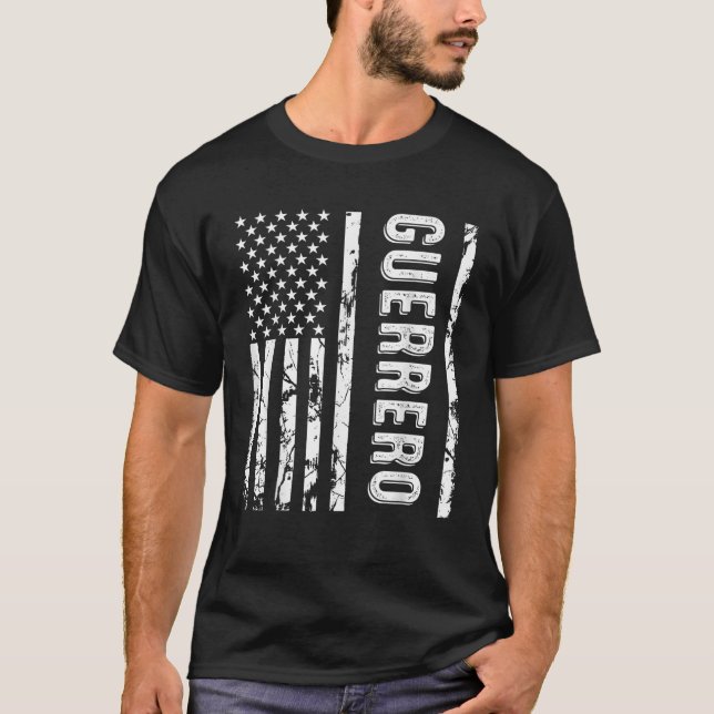 Camiseta Reuni Família de Apelidos Funny do Sobrenome Guerr (Frente)