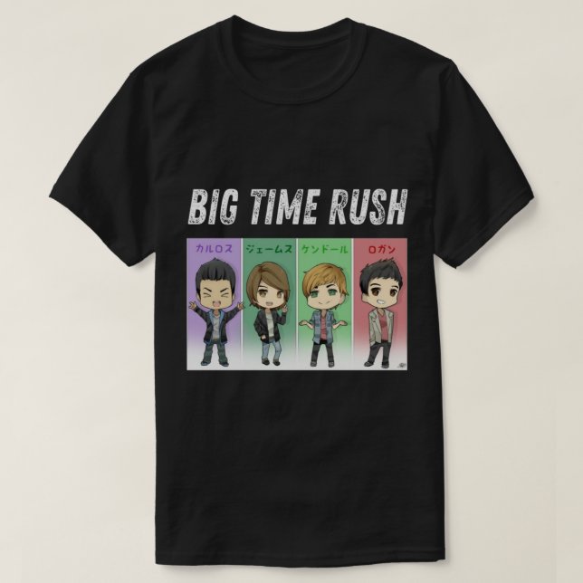 Camiseta Reunião Big Time Rush (Frente do Design)
