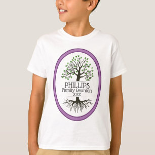 Camiseta Reunião da Família de Árvore da lavanda